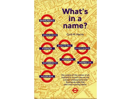 Livro what's in a name? de cyril m. harris (inglês)