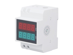 Protetor Contra Sobretensão e Subtensão YURU Auto Recuperável 80‑300V 0.1‑99.9A com Display LED