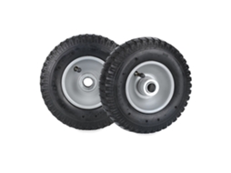Conjunto Com 2 Rodas Pneumáticas Para Carrinho De Mão 2.50-4