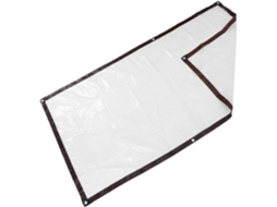 Lona De Jardim Impermeável E Transparente Em Pe Com Ilhós Para Uso Externo.