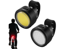 Farol De Bicicleta Com 3 Modos, Alça E Lâmpada À Prova D'água.