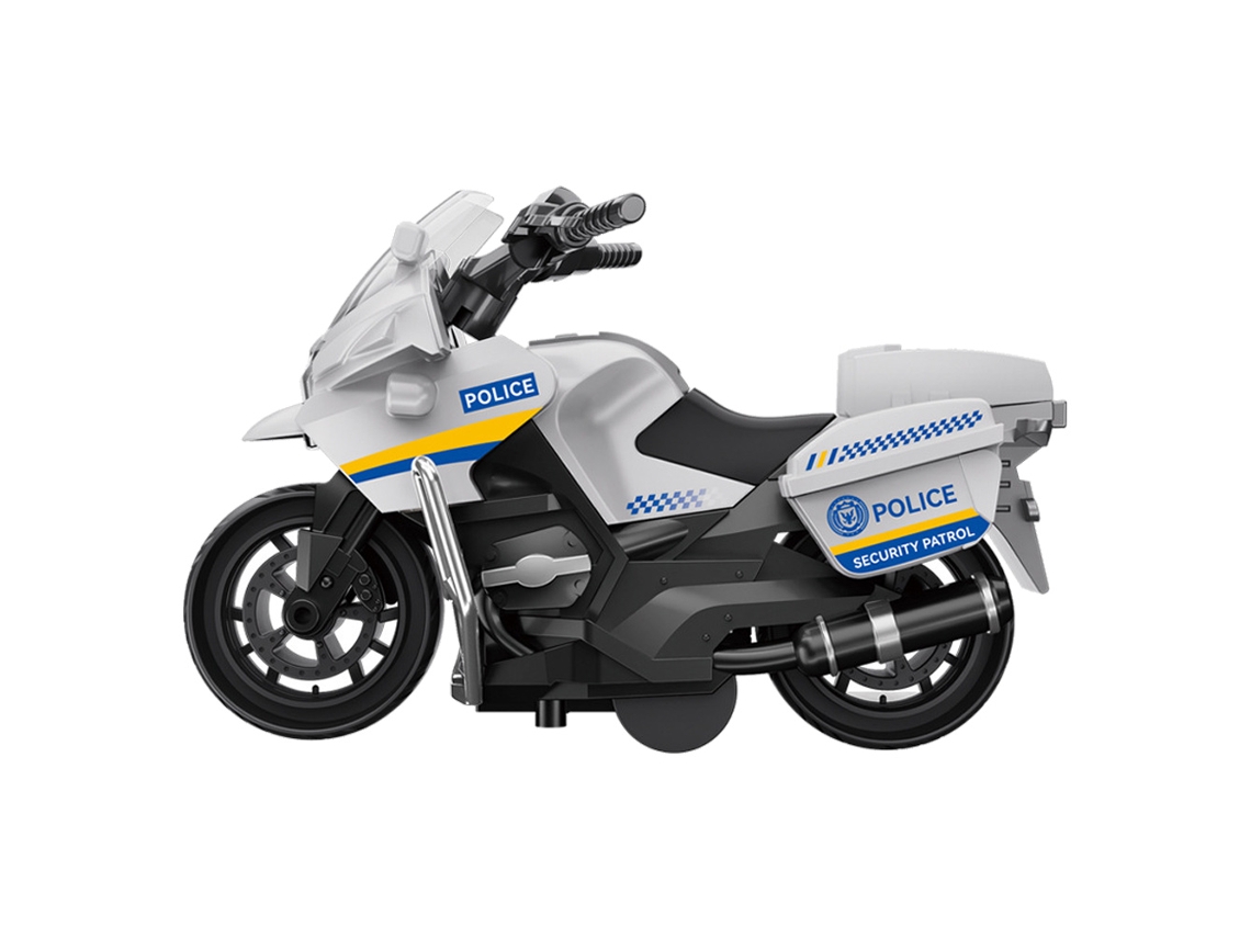 Moto de Brinquedo de Inércia para Menino Modelo Branco JEDBESETZT