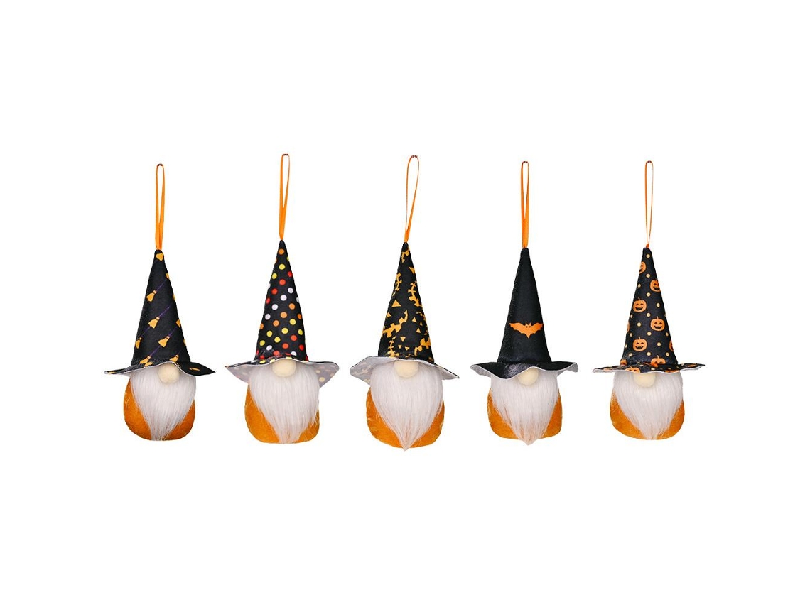 Decoração Pendurada De Boneco Gnome Sem Rosto Para Halloween