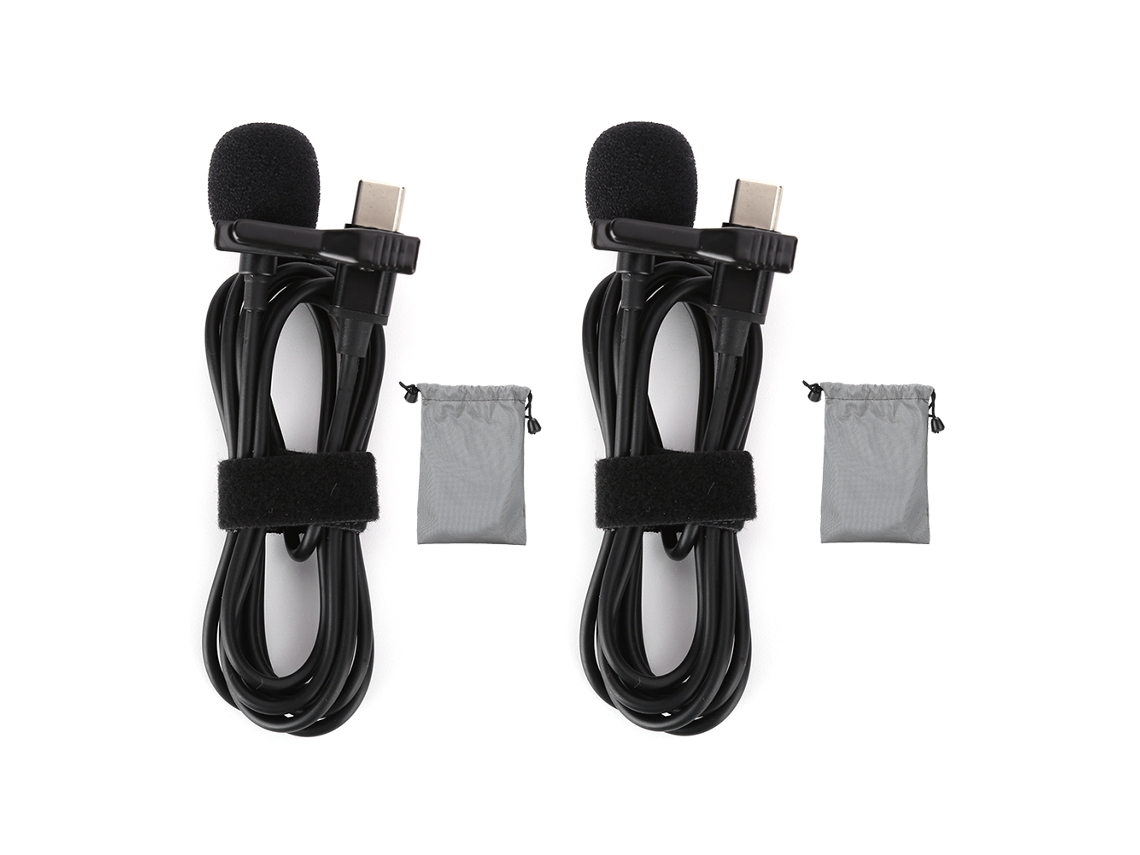 Microfones Lavalier LAXISCREED para Celular Type c 2pcs