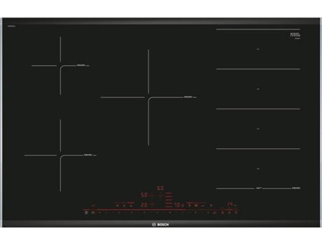 Placa de Indução BOSCH PXV875DV1E (Eléctrica - 81.6 cm - Preto)