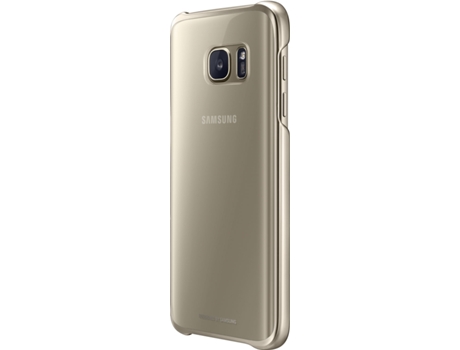 Capa SAMSUNG Galaxy S7 Clear Dourado | Worten.pt