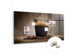 Quadro Magnético Caneca De Café Para A Sala De Estar Espelharte (120x60 Cm)