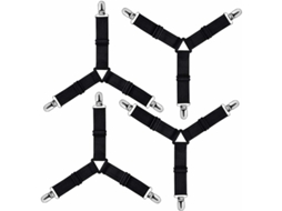 Fivela Triangular 4, Lençol Ajustável, Tira De Cama, Lençol, Capa De Ferro, Colchão, Sofá (preto)