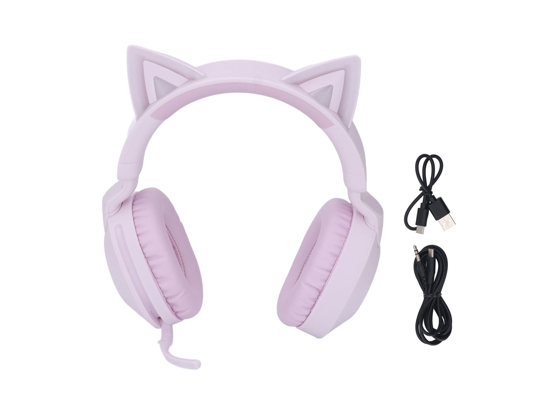 Fone de Ouvido Gamer LAXISCREED Bluetooth 5.4 com Luzes Led