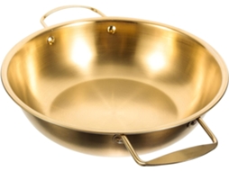 Panela Coreana Para Ramen, Em Aço Inox Com Alça Dupla, Resistente A Ferrugem, Ideal Para Massas Panela Coreana Para Ramen, Em Aço Gokoco