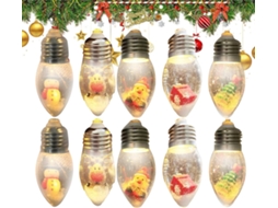 Enfeite Vintage A Bateria Para Árvore De Natal Interior
