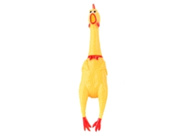 Mali brinquedo de Galinha Gritadora Amarelo Alivio de Estresse Seguro para Adultos Crianças e Pets