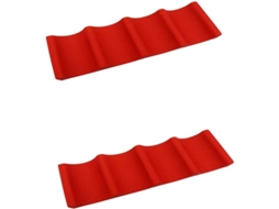 2026 estante Apilable de Botellas Y Latas de Silicona para Nevera, Organizador de Cocina Rojo 29.7x10x2.3cm