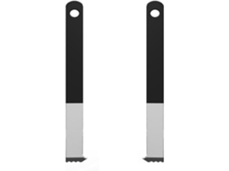 Extrator De Paralelepípedos (2 Peças), Com Dentes, Tijolos Compacto Para Pedreiros.