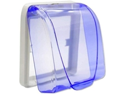 Capa Protetora para Interruptor de Parede, Botão de Porta, Tampa Flip Azul para Casa