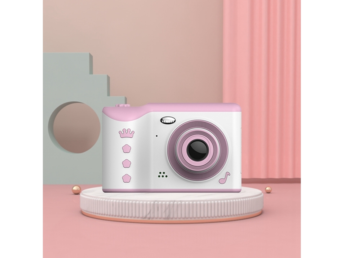Halinuia Câmera Digital Infantil Lente Dupla Tela Táctil 1,8 Polegadas 1800w Com Cartão 32gb