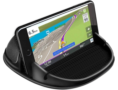 Suporte De Telefone Para Carro, Suporte Antiderrapante Para Telefone Compatível Com Outros Smartphones (preto)
