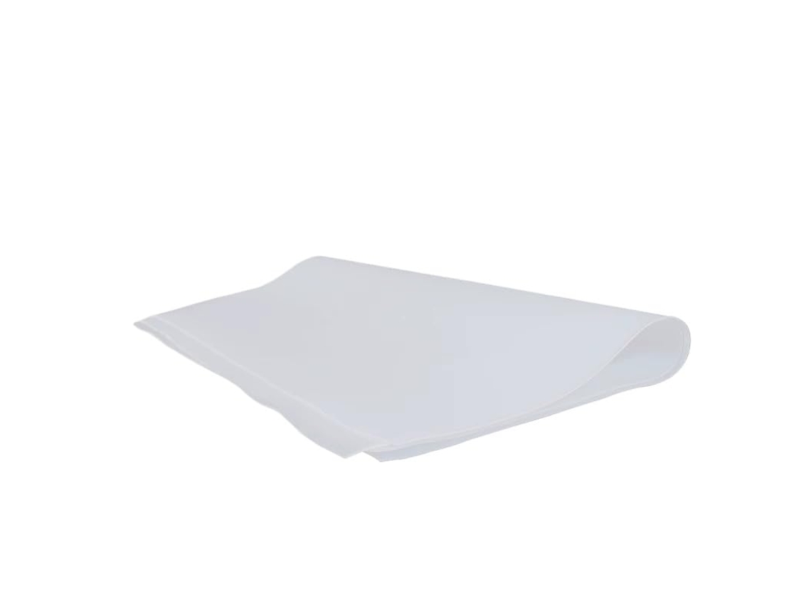 1 Folha De Silicone Branco Para Tapete Plástico E Borracha (resistente