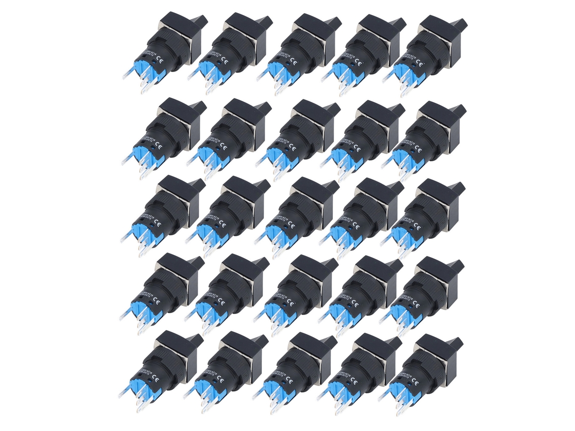 Interruptor Seletor Rotativo com Trava e Luz