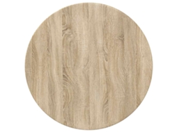 Conjunto 1 Tampo De Mesa Vidaxl Castanho Derivados De Madeira (ø 70 X 1,5 Cm)