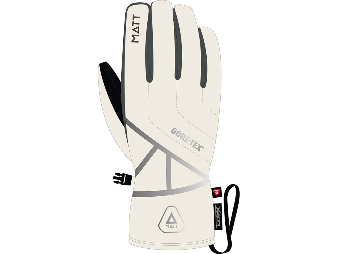 MATT Luvas Goreclass Branco XL Mulher