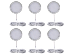 Iluminação Led Regulável para Armários, Bancadas, Vitrines e Cozinhas, Luz Branca Quente /3000k Tf BRILVIBERA