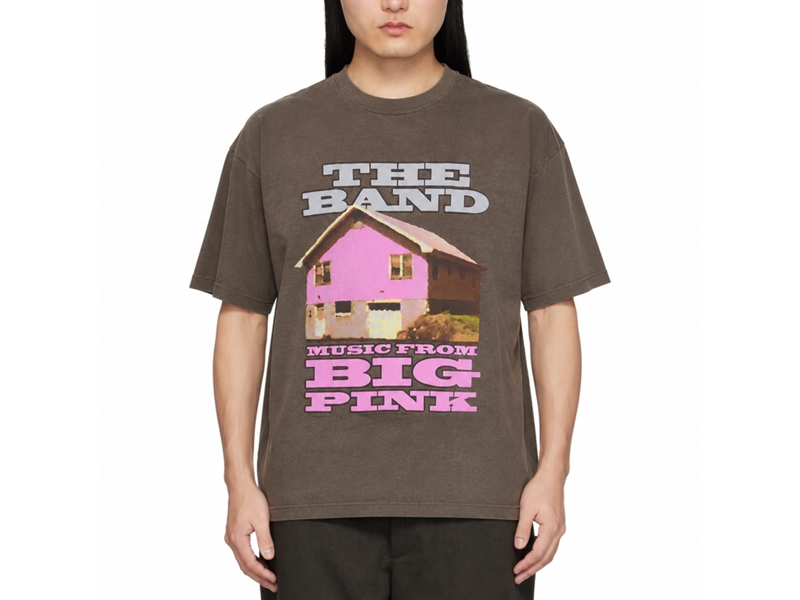 The Band Big Pink T-shirt Unisex Adults Size:m