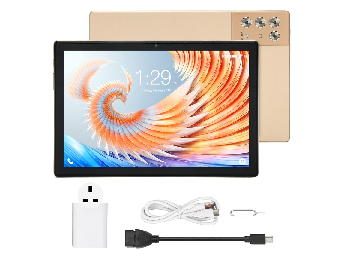 Tablet Dourado Fhd 5g Wifi Com Android 12 De 10,1 Polegadas Other