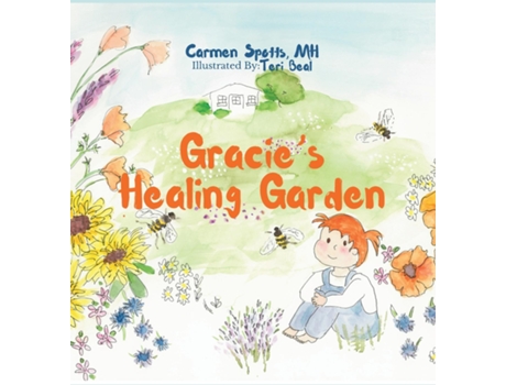 Livro Gracies Healing Garden de Carmen Spotts (Inglês)