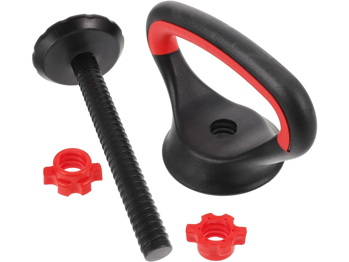 Kettlebell Com Cabo De Aço E Pvc Durabilidade Razoável, Peso Ajustável
