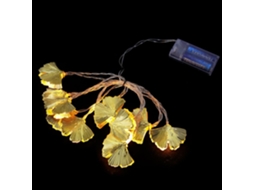 Decoração Suspensa Luminosa em Led Dourado para Festas e Ambientes Internos Aconchegantes. SFUSHOS