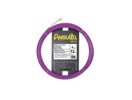 Prensa Cabo Anguila Max 4mm Aço/nylon 12m Lilás