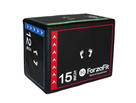 Caixa ForzaFit Crossfit Plyo - 51 x 61 x 76 cm - Preto