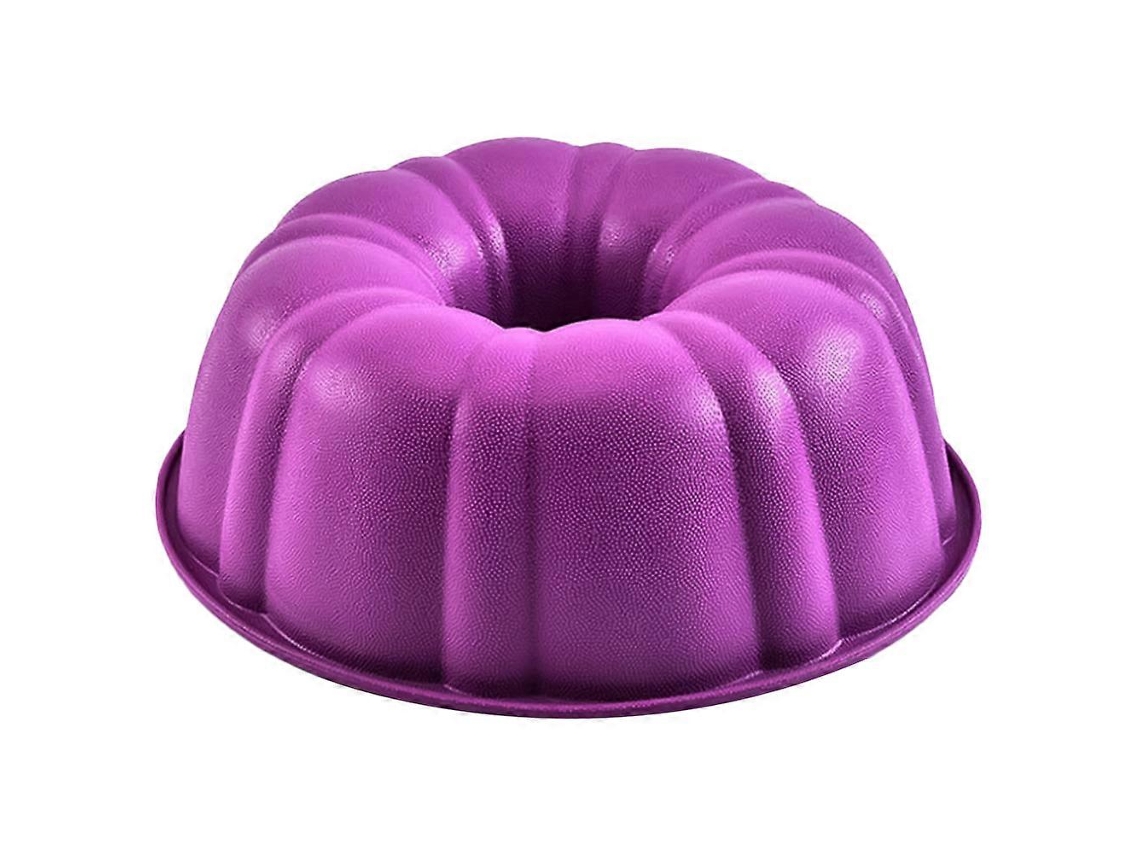 Forma Redonda De Silicone Para Assar Biscoitos, Cortadores De Biscoitos Circulares De 10 Polegadas, Formas Para Bolos Caneladas E Profundas Webake