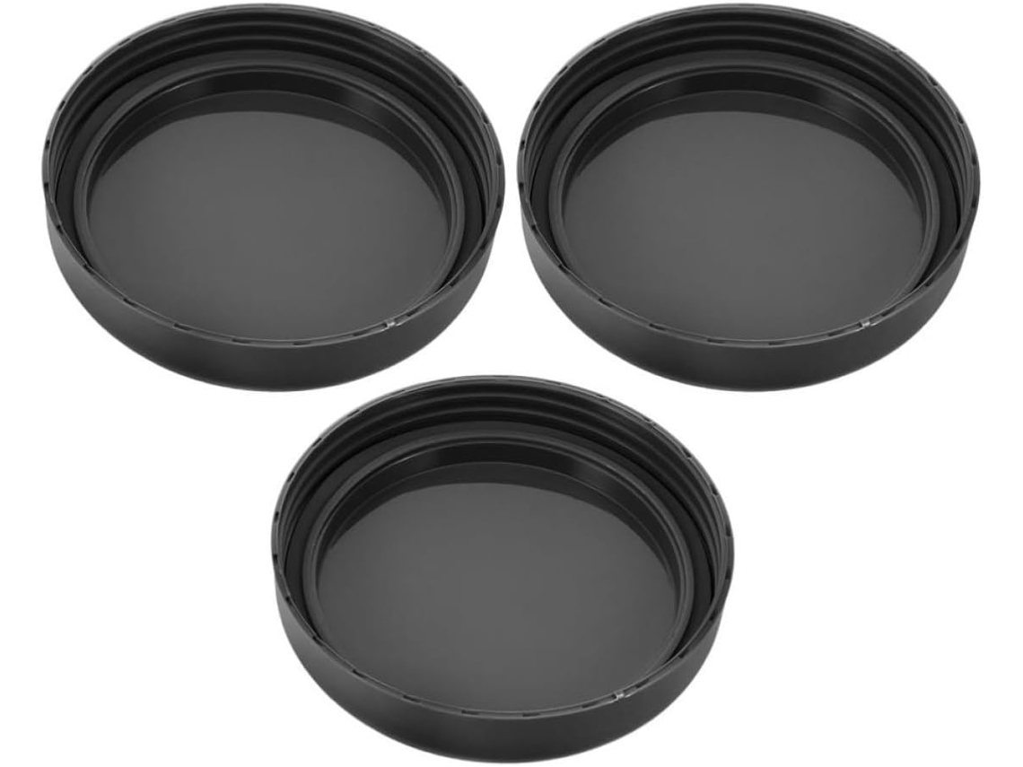 Conjunto De 3 Tampas Planas Reposição Para Copos Liquidificador Com