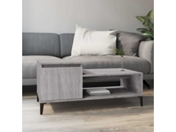 Vidaxl Mesa De Centro 100x50x45 Cm Derivados Madeira Cinzento Sonoma