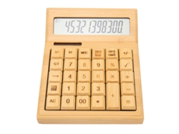 Calculadora De Função De Bambu Com Energia Solar