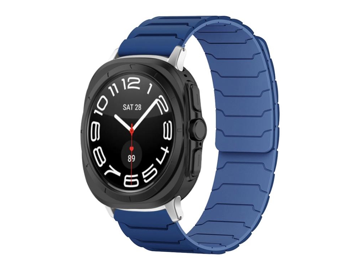 Bracelete Silicone Magnético Azul Marinho para Samsung Galaxy Watch Ultra XIAOMOYU (47mm)
