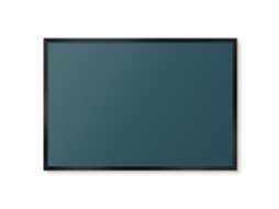 Magnetic Glass Board Dark Navy Blue For The Hall Espelharte (60x40 Cm)