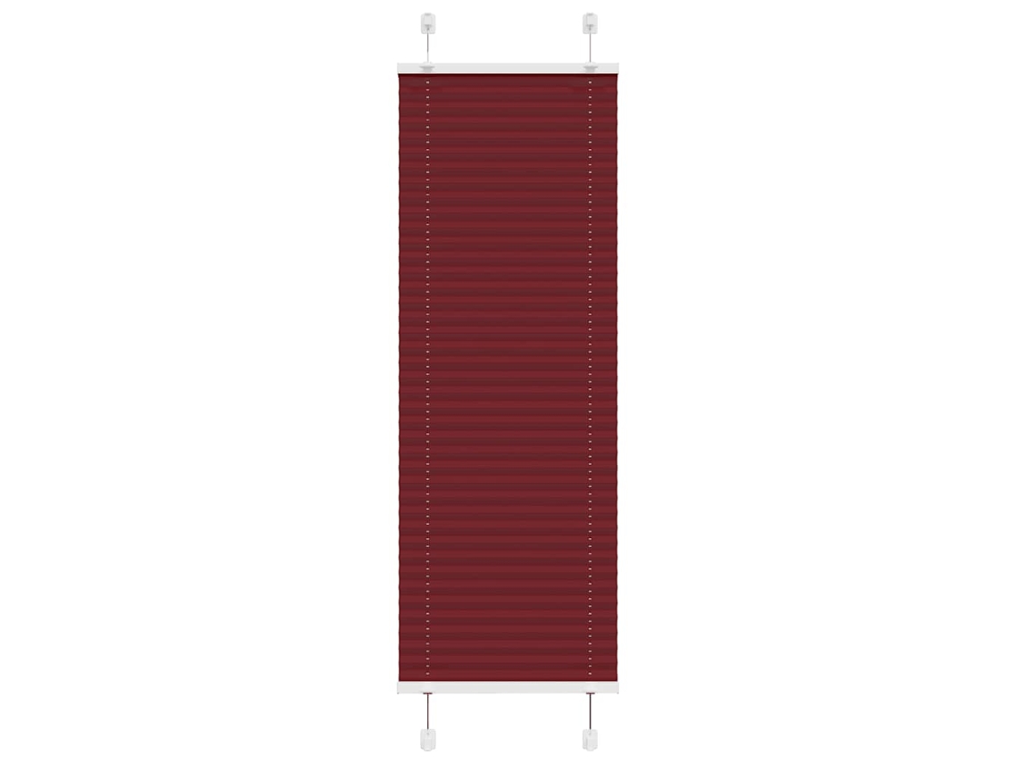Pleated Blind, Pleated Blinds Vidaxl Vermelho Poliéster (45 X 100 Cm)
