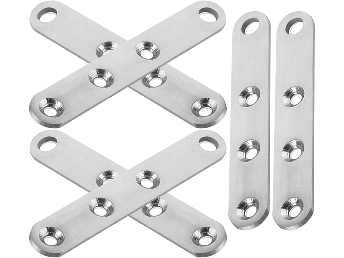 Dobradiças Giratórias De Aço Inoxidável Para Portas, Conjunto De 6 Peças, Acessório Para Móveis.