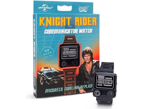 Réplica DOCTOR COLLECTOR Relogio Comlink Michael Knight - Knight Rider