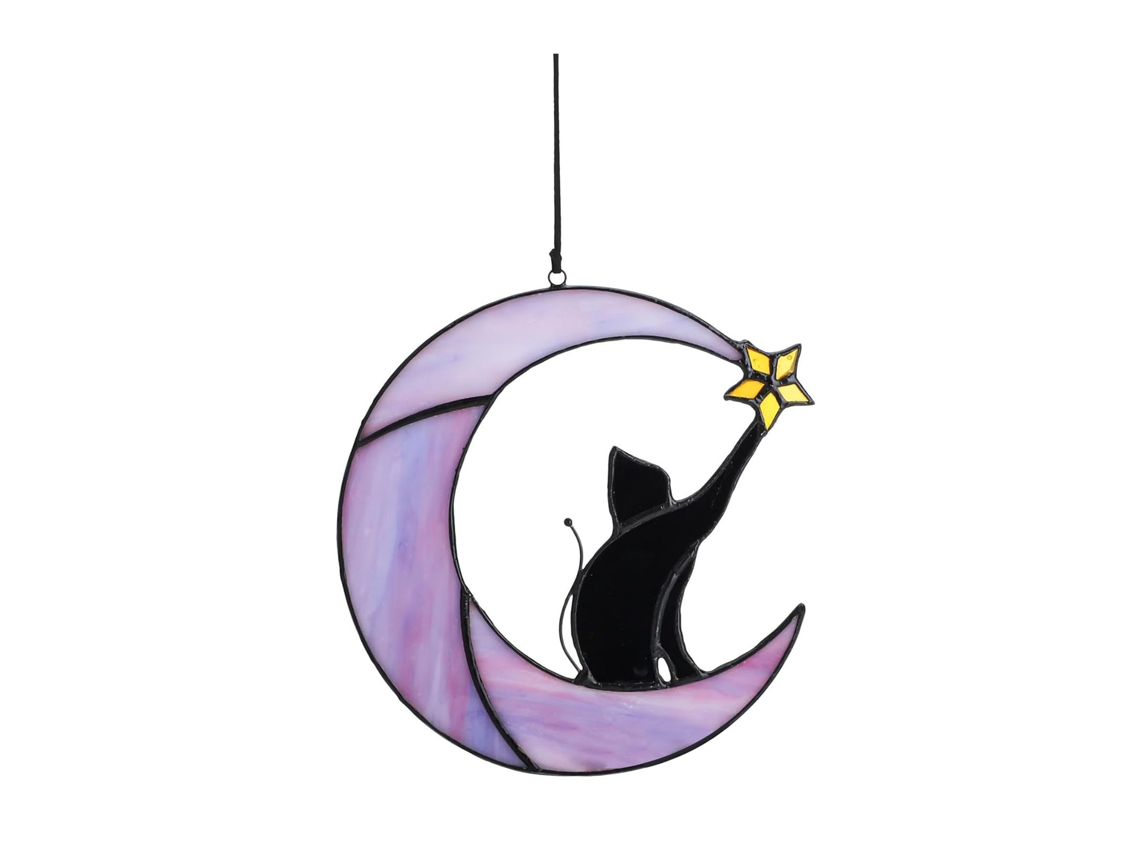 Brinco de gato acrílico Duas Faces Baok-decoração para Janela, Festa, Aniversário, Aniversário, Casamento 16