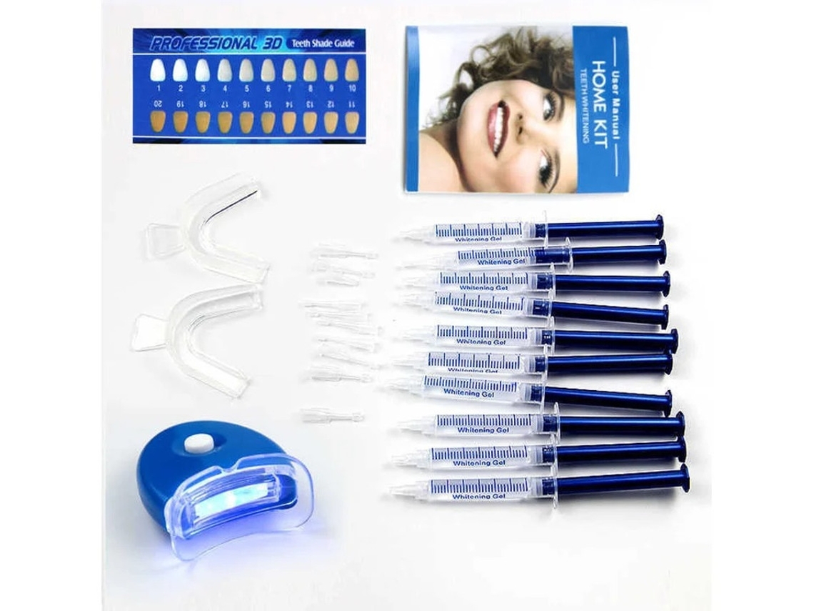Kit De Branqueamento Dentário Yizhood Lymt 01 Azul