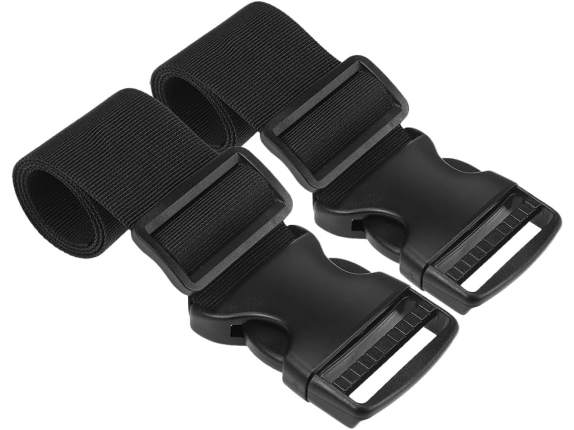 Conjunto De 2 Cintas Ajustáveis Com Fivela Carrinhos Golfe, Cintas De Bagagem Resistentes 38cm X 100cm Malas E