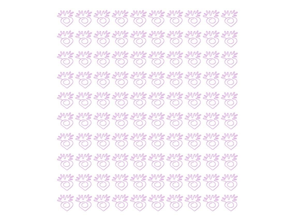 100 Clips de Papel Mini Portáteis Eletroplacados Roxos em Forma de Rabanete Bonitos Metálicos para Escritório