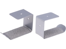 Suporte De Parede Para Fones Ouvido Zerodeko Em Metal Prateado, Solução Compacta Para Guardar Fones De Ouvido Embaixo Da