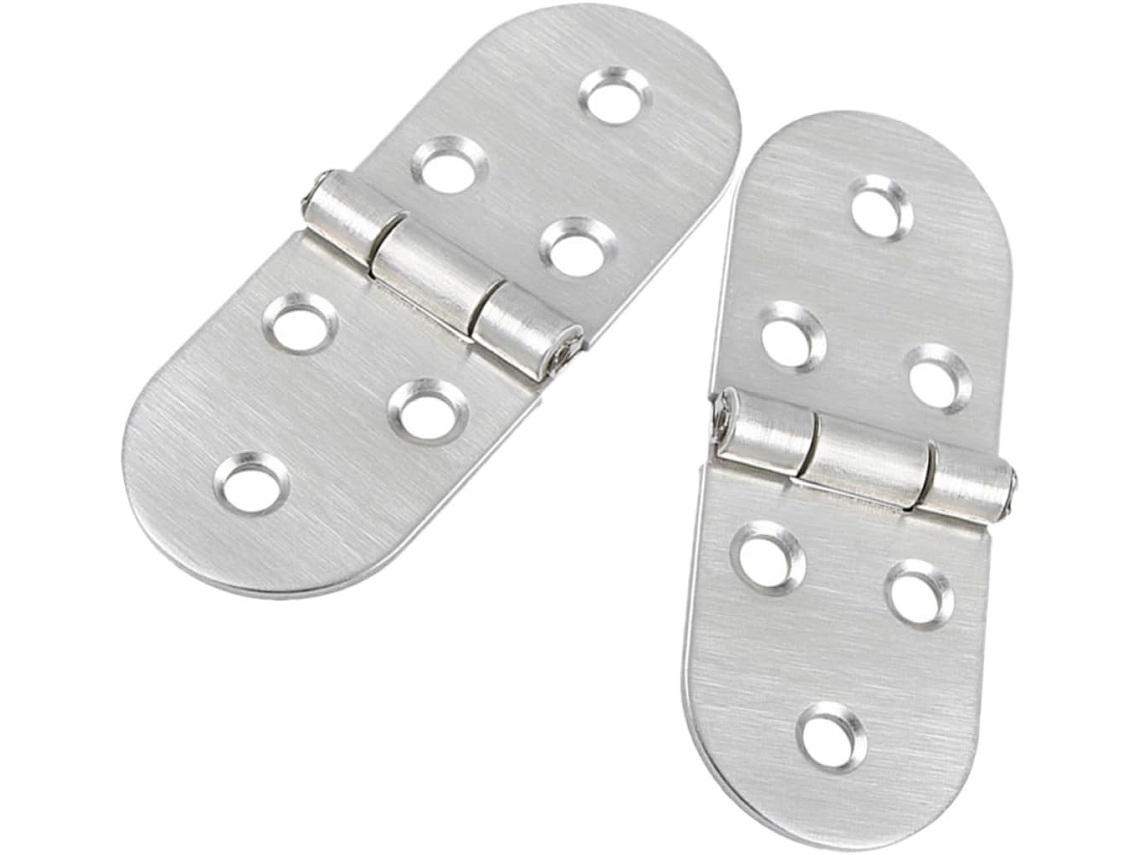 2 Dobradiças Dobráveis De Aço Inoxidável Para Mesa, Dobradiças Pequenas Para Armário, Para Mesa De Jantar E Armário