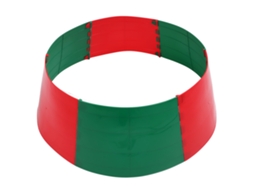 Mali colar Anel para Árvore de Natal Diy Redondo Decorativo Festivo Casa Natal Plástico