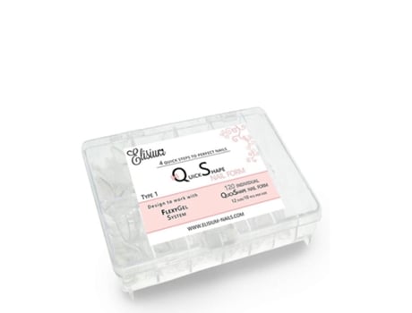 Formas De Unhas Elisium Quick Shape Tipo 1 120 Unidades